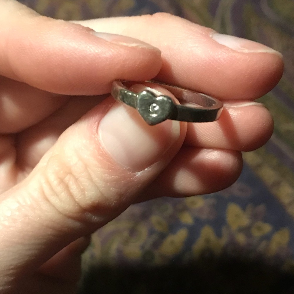 Tiffany and co. Diamond heart ring